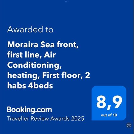 Moraira Sea Front, First Line, Air Conditioning, Heating, First Floor, 2 Habs 4Beds Экстерьер фото