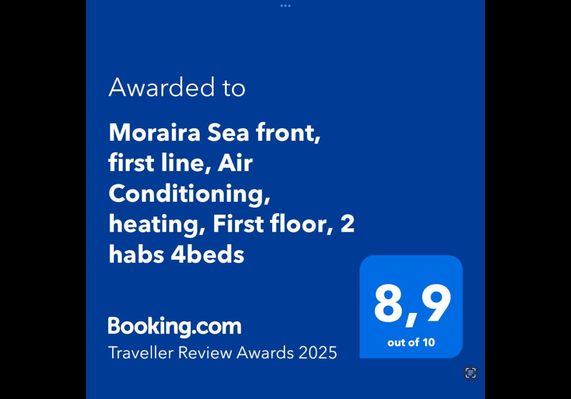 Moraira Sea Front, First Line, Air Conditioning, Heating, First Floor, 2 Habs 4Beds Экстерьер фото